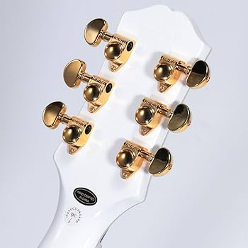 Amazon | Epiphone/Inspired by Gibson Les Paul Custom Alpine White